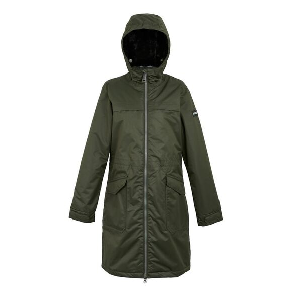 Regatta Womens/Ladies Romine II Waterproof Jacket / Dark Khaki/Black